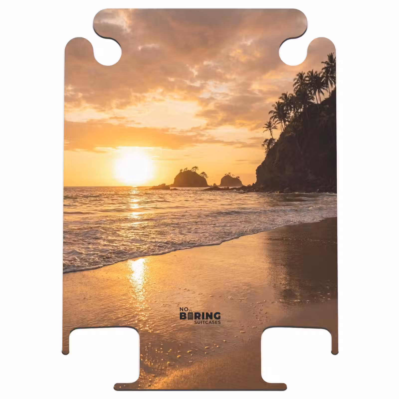 CaseSwap™ - Plage - Coucher de soleil - Nature - Tropical - Orange — 1