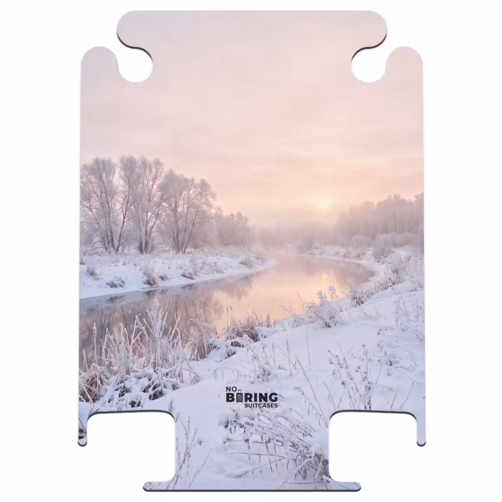 CaseSwap - Rivière - Hiver - Paysage - Neige - Lever du soleil — 1