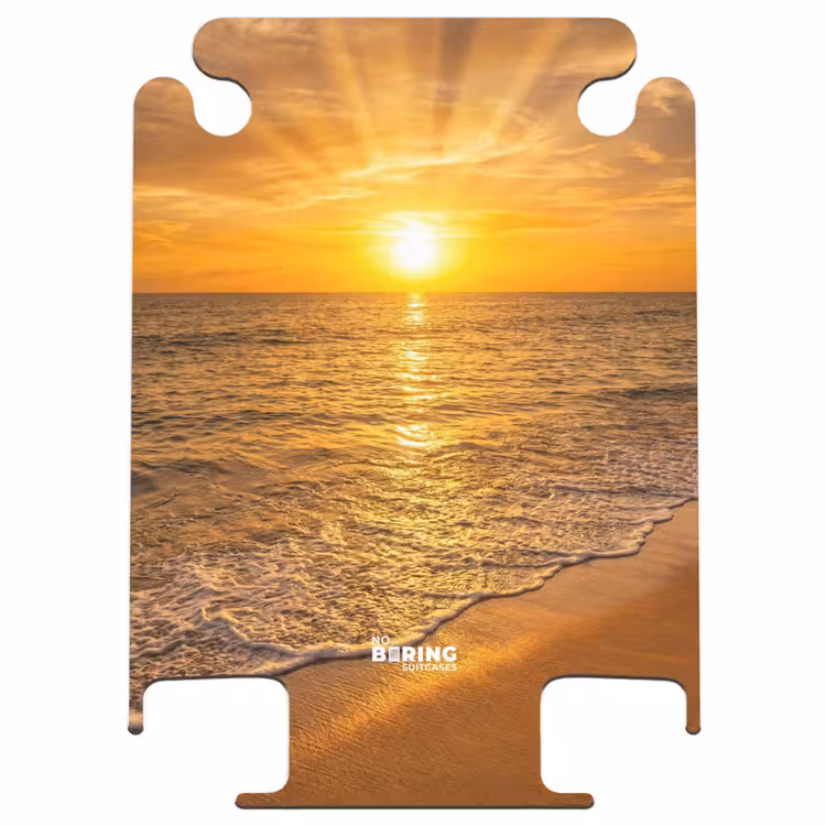 CaseSwap™ - Mer - Coucher de soleil - Vagues - Côte - Orange — 1