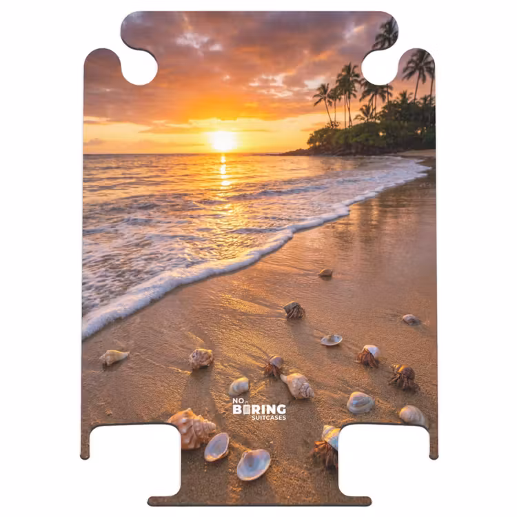 CaseSwap™ - Plage - Coucher de soleil - Palmiers - Nature - Orange — 1