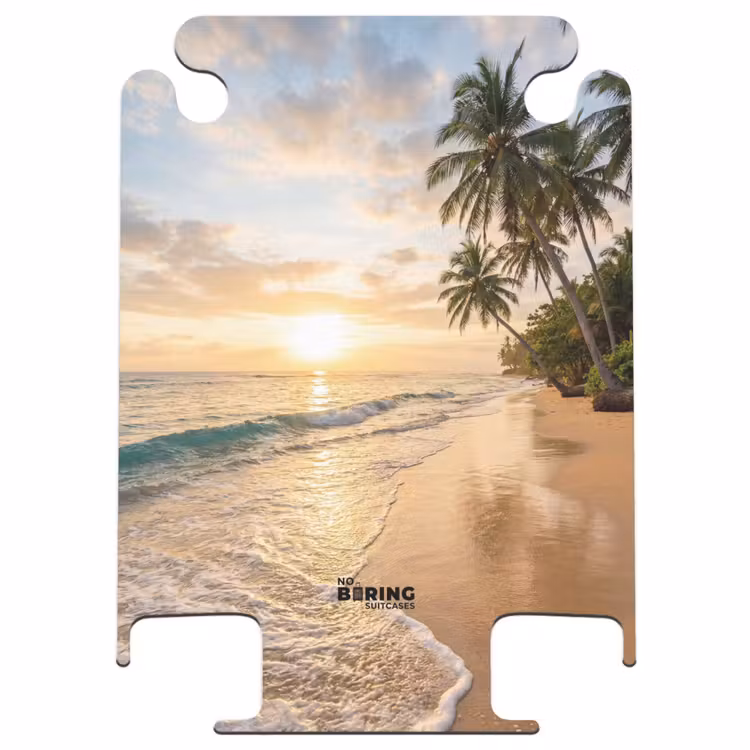 CaseSwap™ - Plage - Coucher de soleil - Tropical - Nature - Or — 1