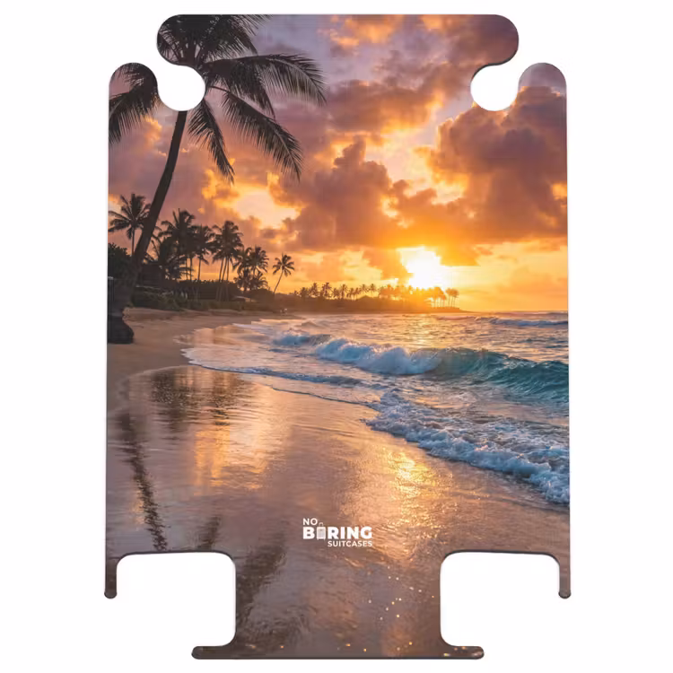 CaseSwap™ - Plage - Lever du soleil - Tropical - Nature - Orange — 1