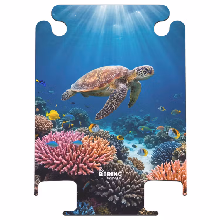 CaseSwap™ - Tortue - Récif de corail - Océan - Animaux - Bleu — 1