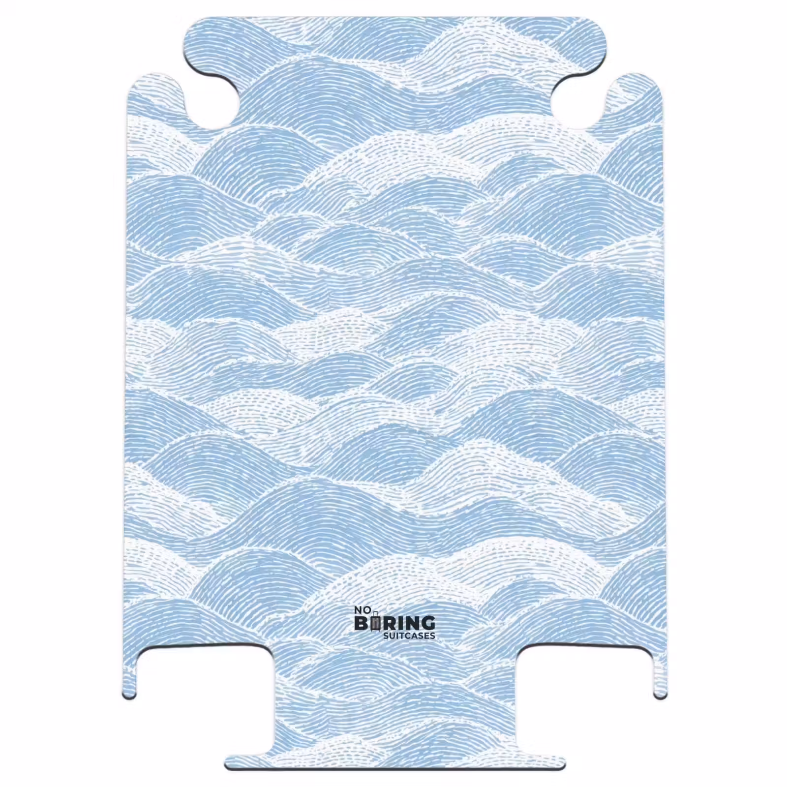 CaseSwap™ - Bleu - Blanc - Vagues - Dessiné — 1