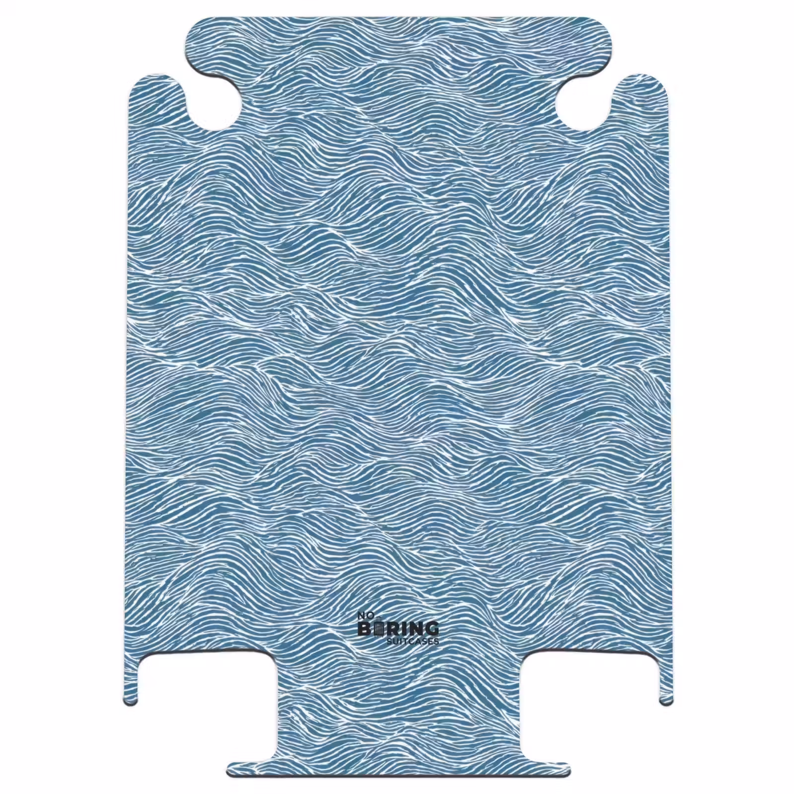 CaseSwap™ - Bleu - Blanc - Vagues - Dessiné - Texture — 1