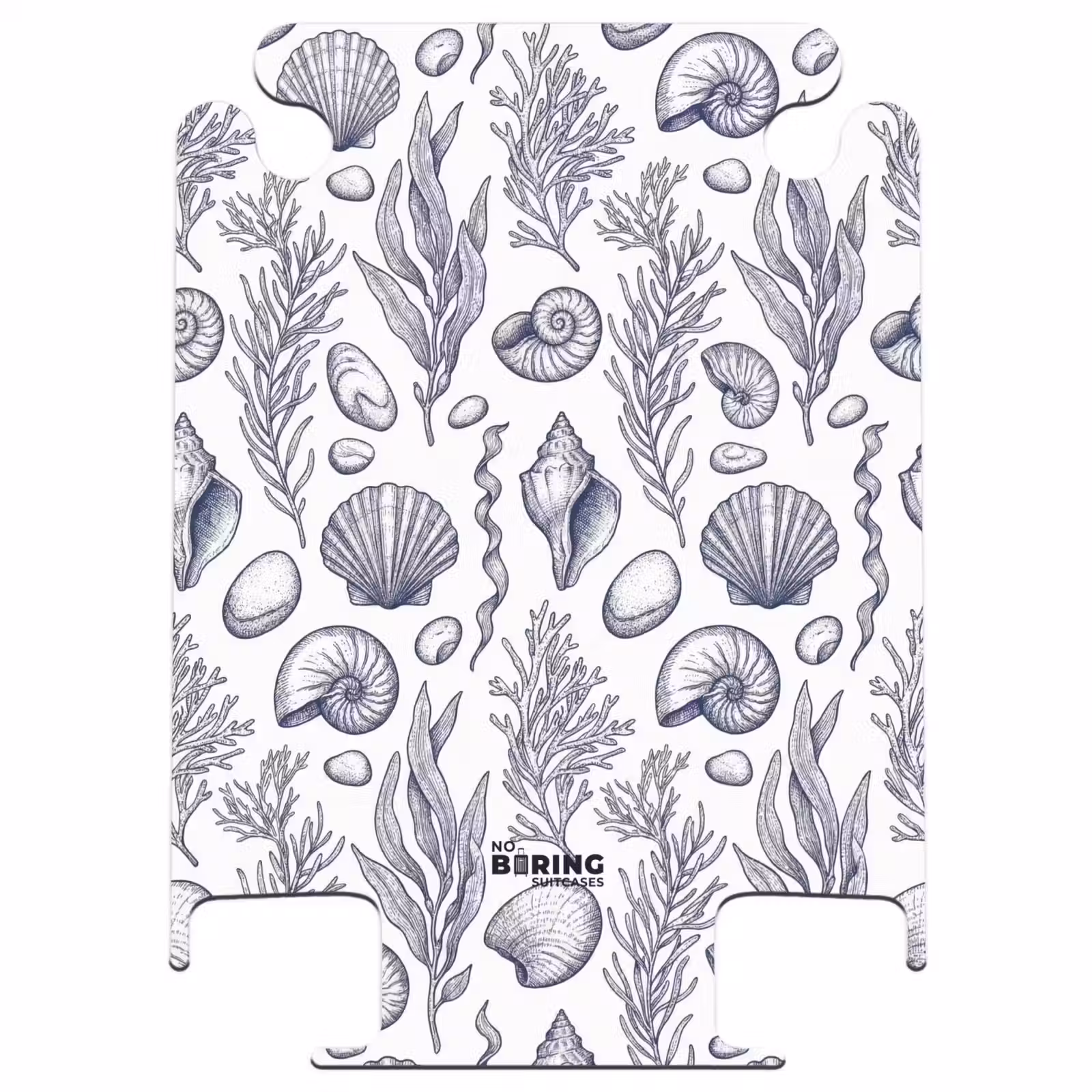 CaseSwap™ - Coquillages - Algues - Océan - Illustration - Bleu — 1