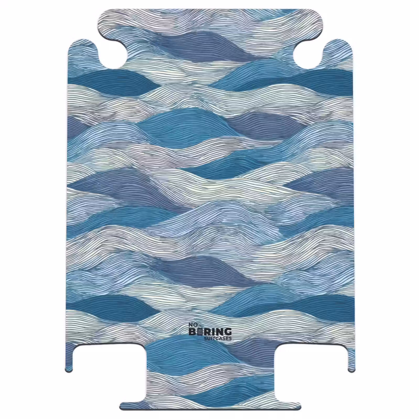 CaseSwap™ - Motifs - Bleu - Blanc - Ondulé - Rayures — 1