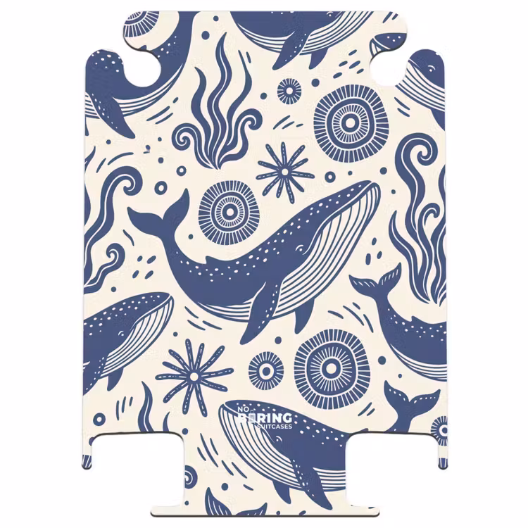 CaseSwap™ - Baleine - Sous-marin - Animaux - Abstrait - Bleu — 1