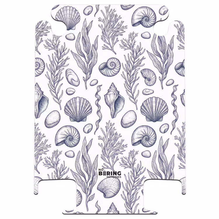 CaseSwap™ - Coquillages - Algues - Océan - Illustration - Bleu — 1