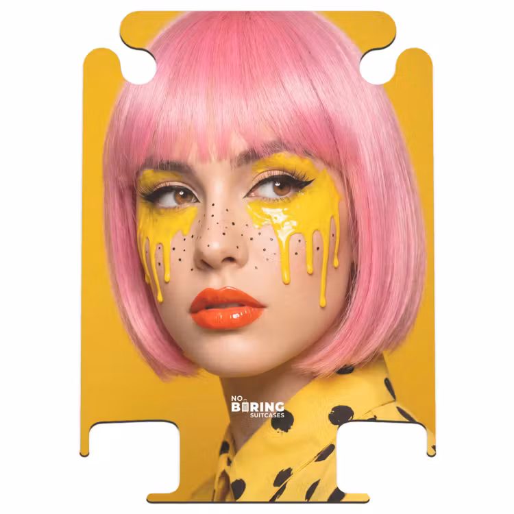 CaseSwap™ - Femme - Portrait - Abstrait - Coloré - Jaune — 1