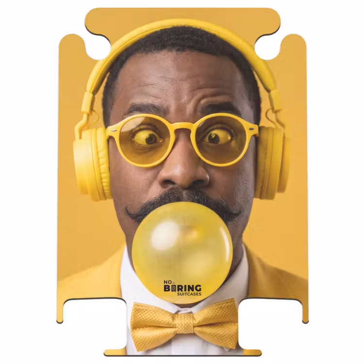CaseSwap™ - Homme - Bubble-gum - Portrait - Jaune - Moderne — 1