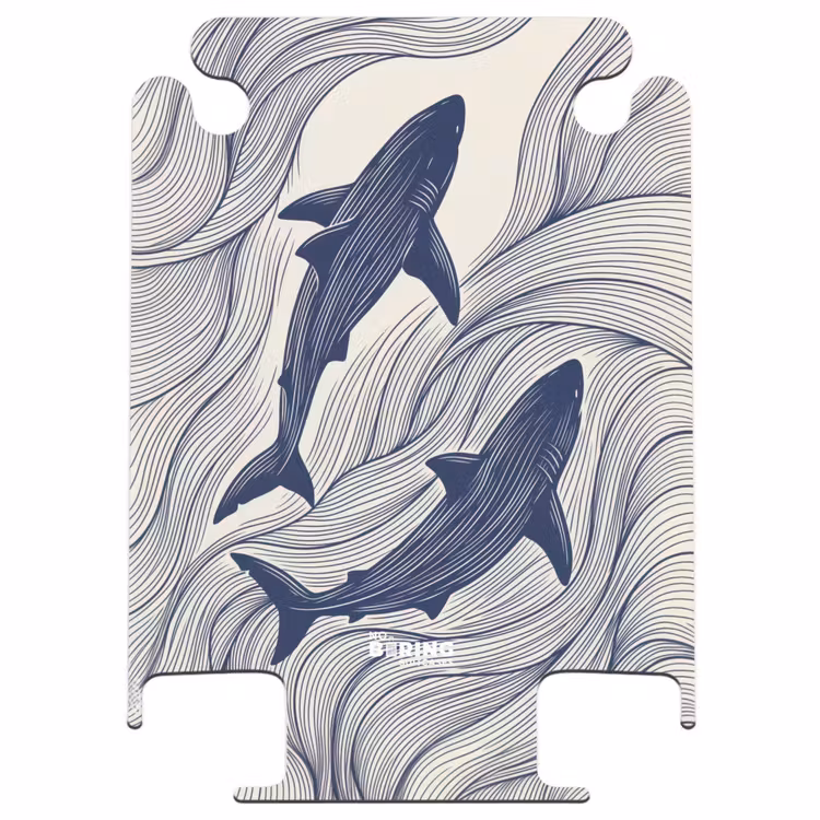 CaseSwap - Poisson - Océan - Dessin au trait - Bleu - Animaux — 1