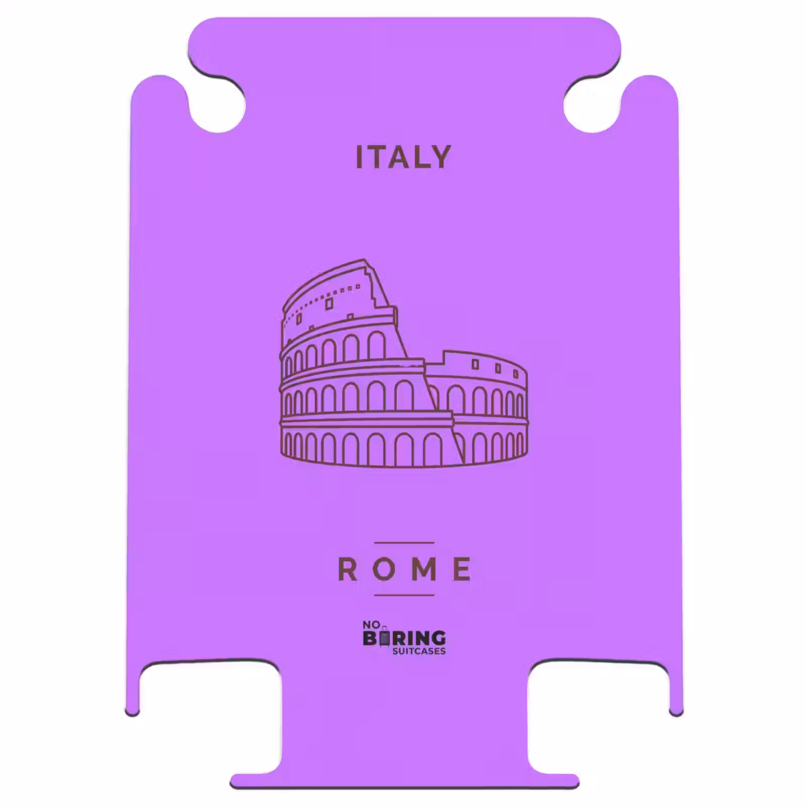 CaseSwap™ - Architecture - Colisée - Rome - Minimaliste - Violet — 1