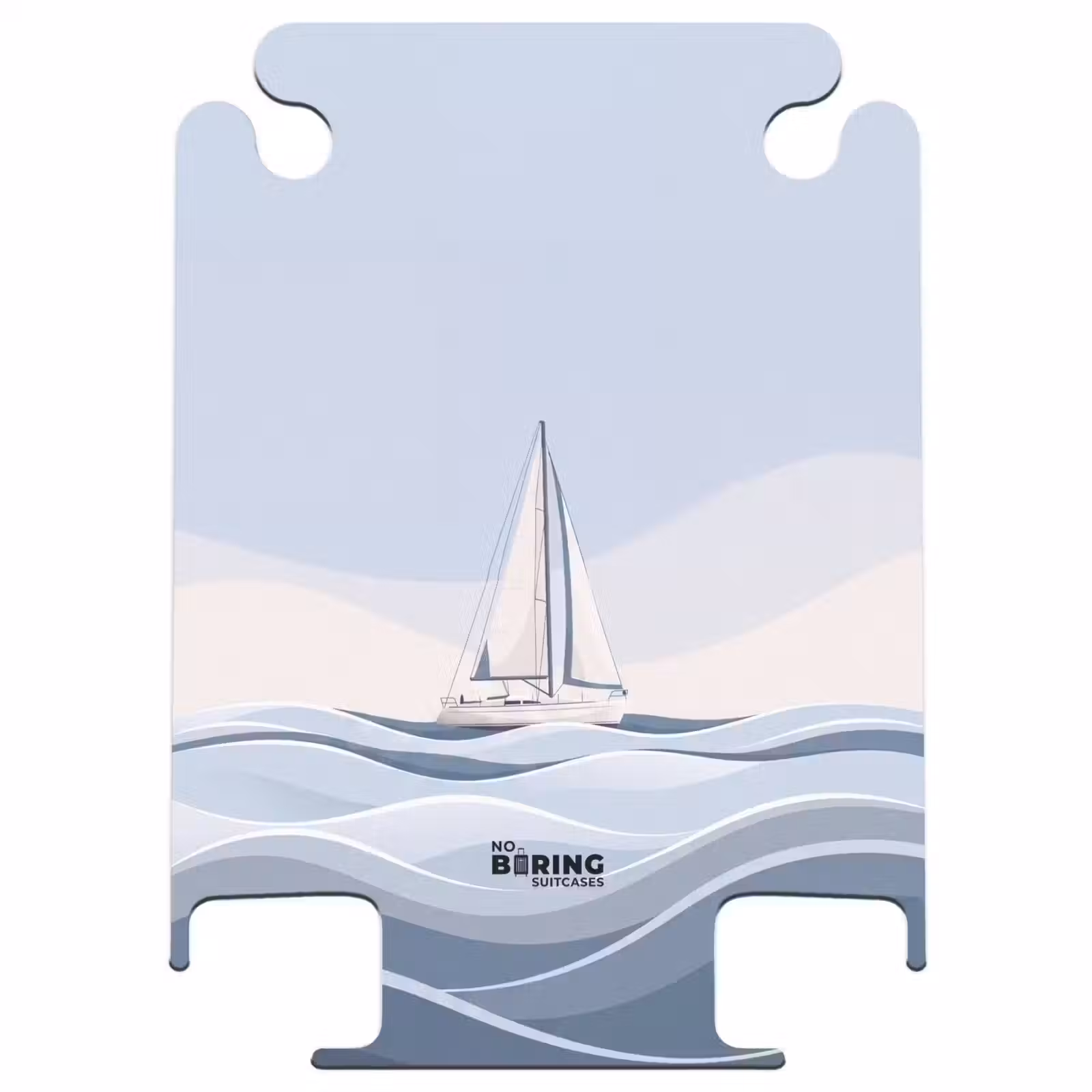 CaseSwap™ - Bateau - Voile - Mer - Moderne - Beige — 1