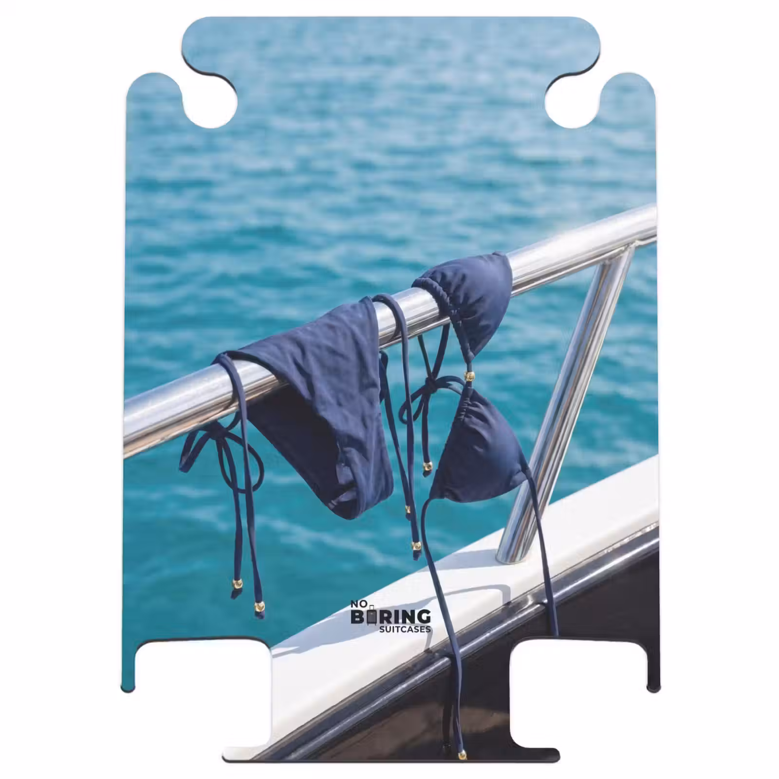 CaseSwap™ - Bikini - Balustrade - Mer - Été - Bleu — 1