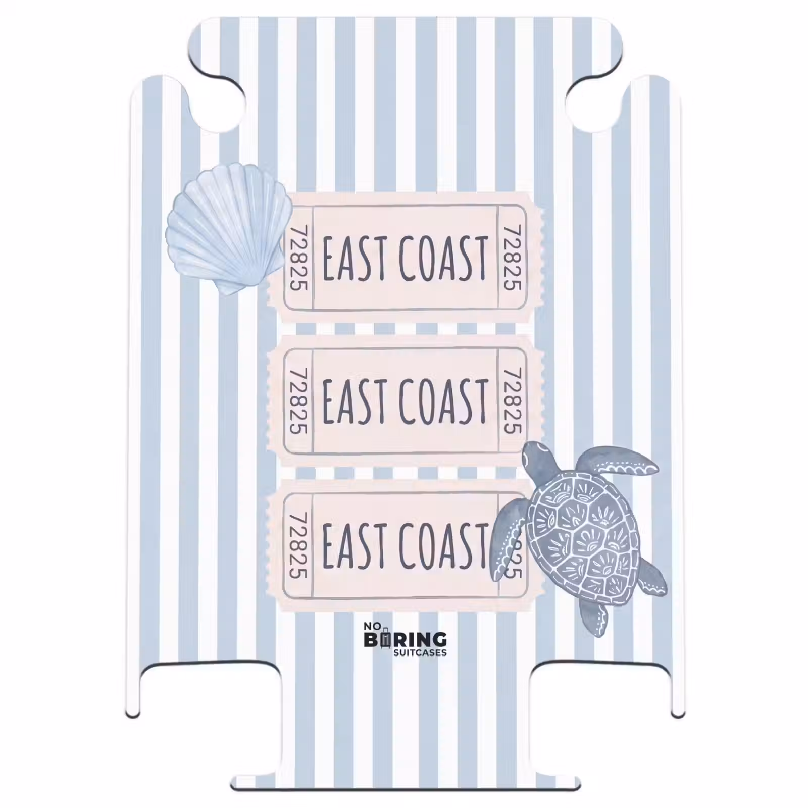 CaseSwap™ - Coquillage - Océan - Côte - Bleu - Illustration — 1