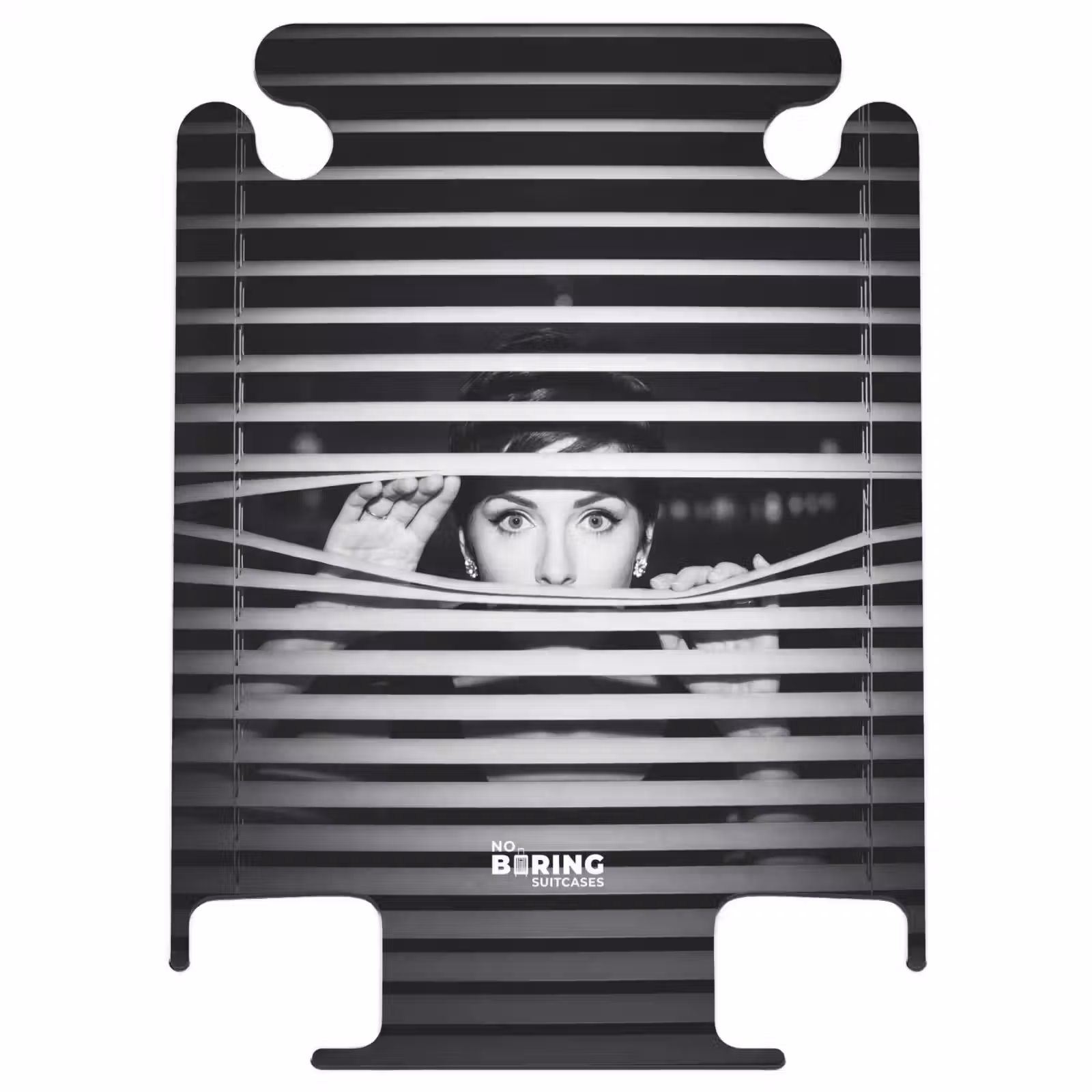 CaseSwap™ - Femme - Stores - Portrait - Noir et blanc — 1