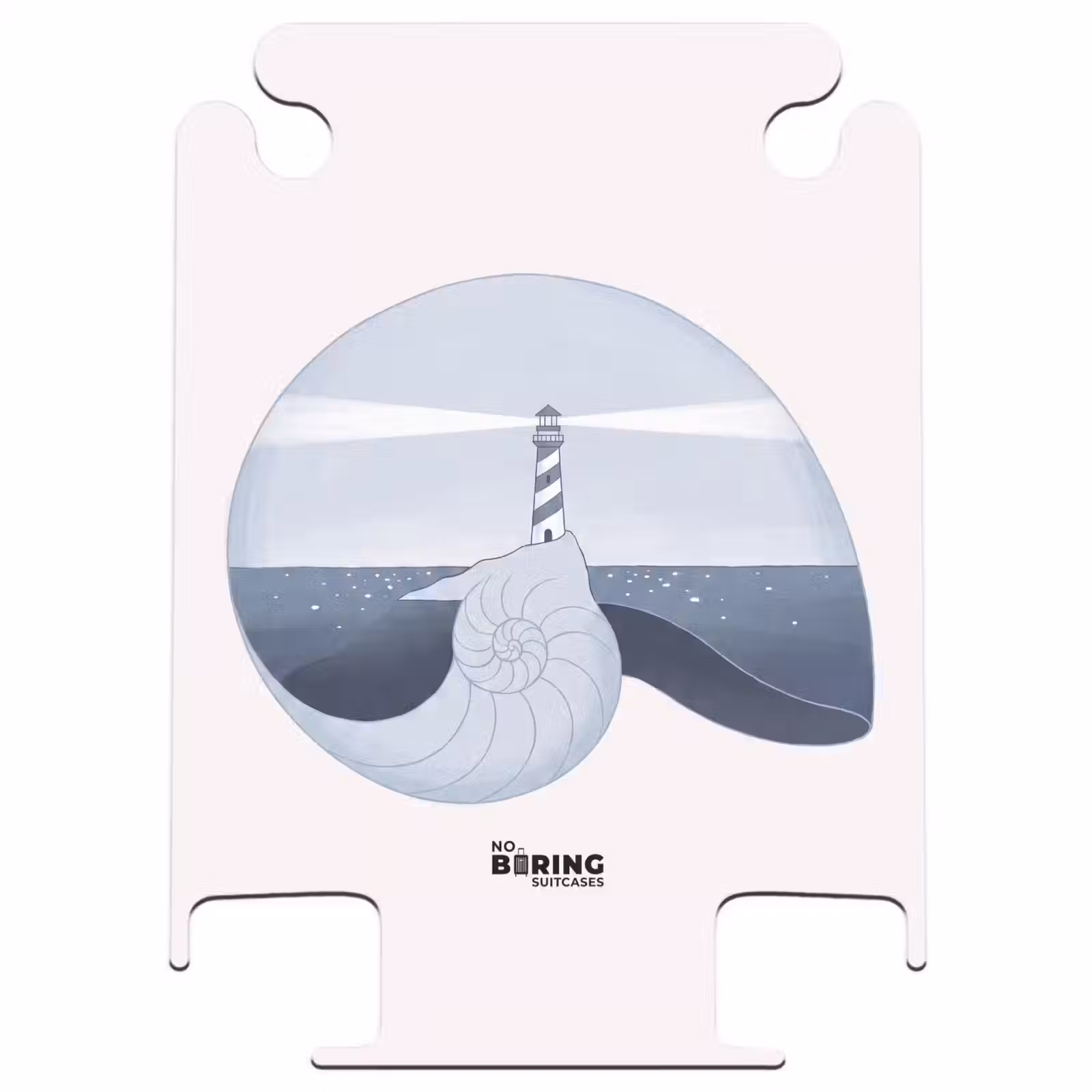 CaseSwap - Phare - Mer - Coquillage - Abstrait - Bleu — 1