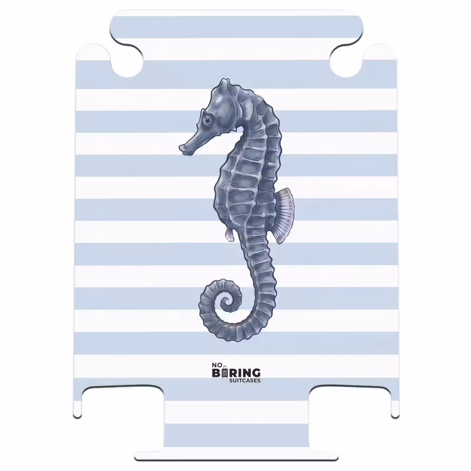 CaseSwap - Poisson - Océan - Illustration - Bleu - Rayures — 1