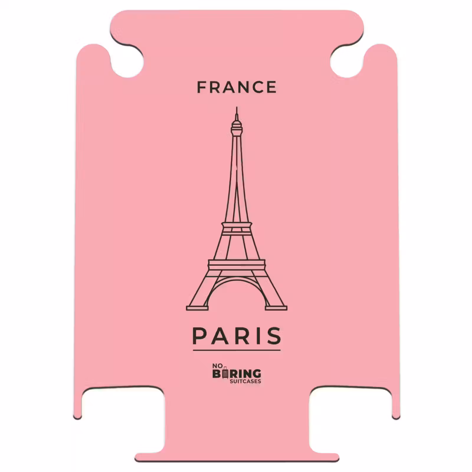 CaseSwap - Tour Eiffel - Paris - Architecture - Minimaliste - Rose — 1