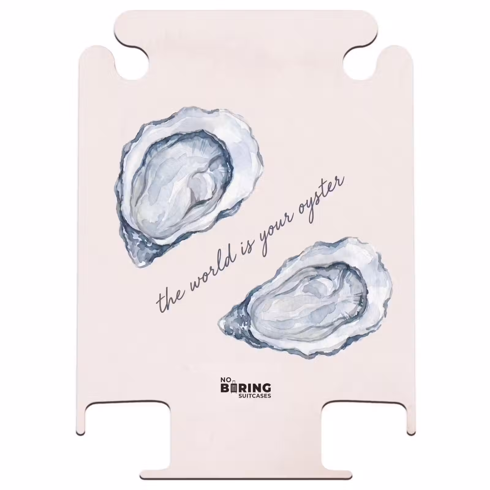 CaseSwap™ - Vie marine - Huître - Aquarelle - Minimaliste - Bleu — 1