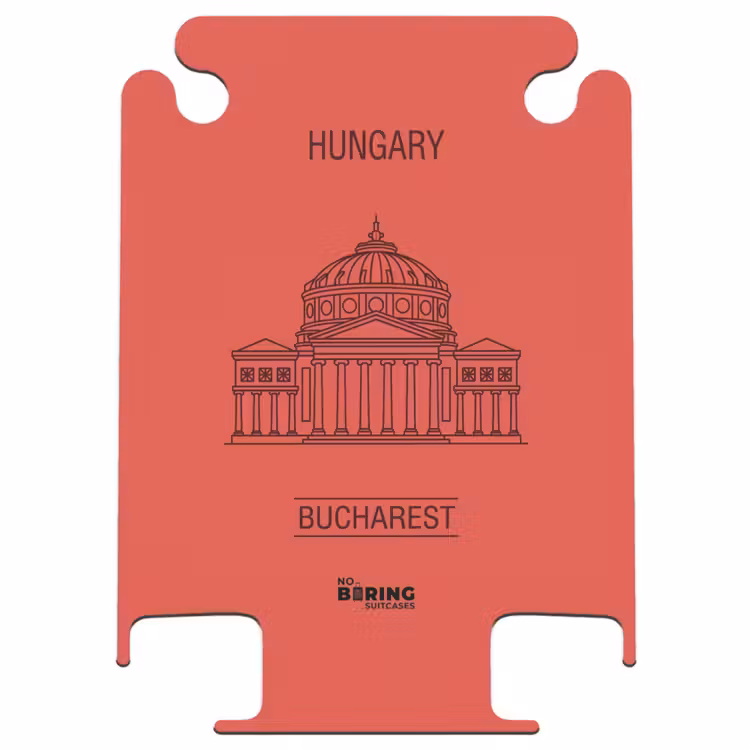 CaseSwap™ - Architecture - Bucarest - Urbain - Dessin au trait - Rouge — 1