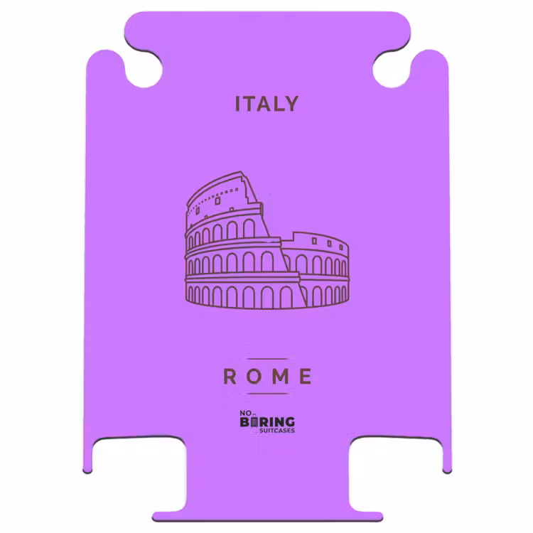 CaseSwap™ - Architecture - Colisée - Rome - Minimaliste - Violet — 1