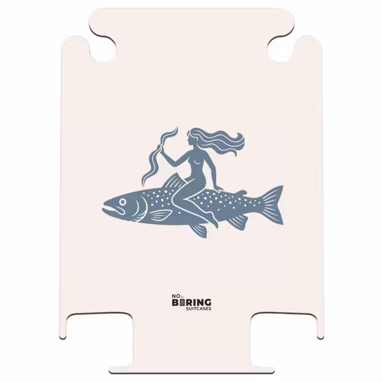 CaseSwap™ - Femme - Poisson - Fantaisie - Abstrait - Bleu — 1