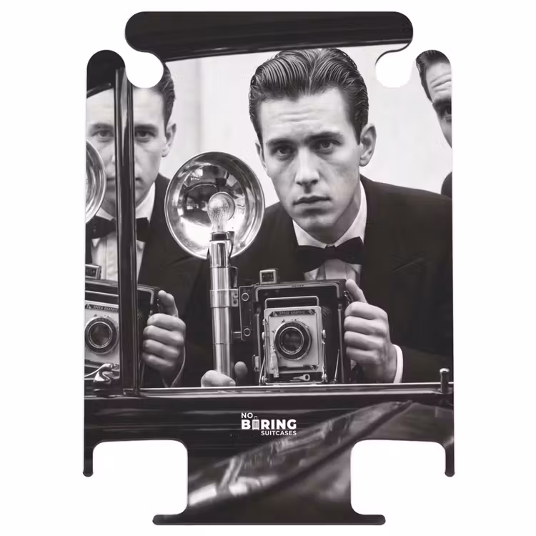 CaseSwap™ - Photographe - Appareil photo - Vintage - Photo de presse - Noir et blanc — 1