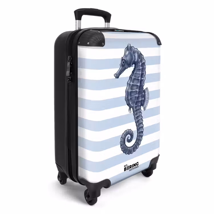 CaseSwap - Poisson - Océan - Illustration - Bleu - Rayures — 2
