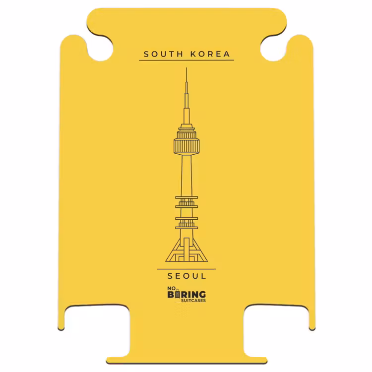 CaseSwap - Tour - Séoul - Architecture - Minimaliste - Jaune — 1