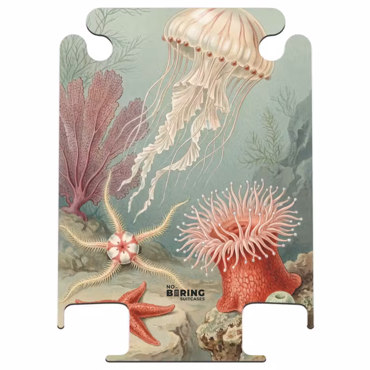 CaseSwap™ - Vie marine - Méduse - Sous-marin - Illustration - Beige — 1