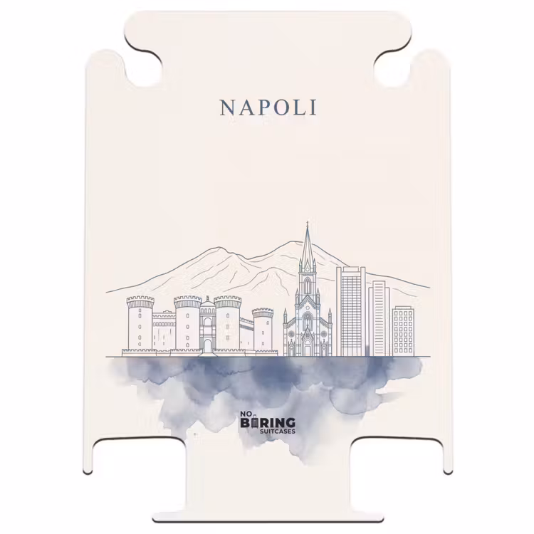 CaseSwap - Naples - Panorama - Italie - Dessin au trait - Aquarelle — 1