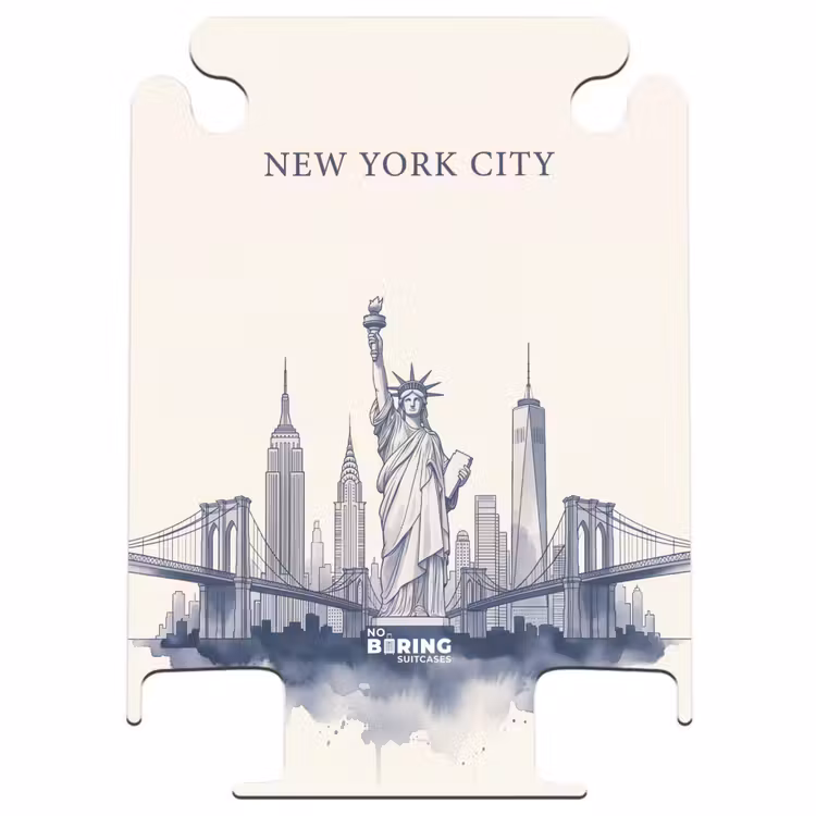 CaseSwap™ - New York - Statue de la Liberté - Skyline - Illustration - Bleu — 1