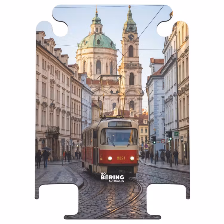 CaseSwap - Tramway - Rue - Paysage urbain - Classique - Rouge — 1