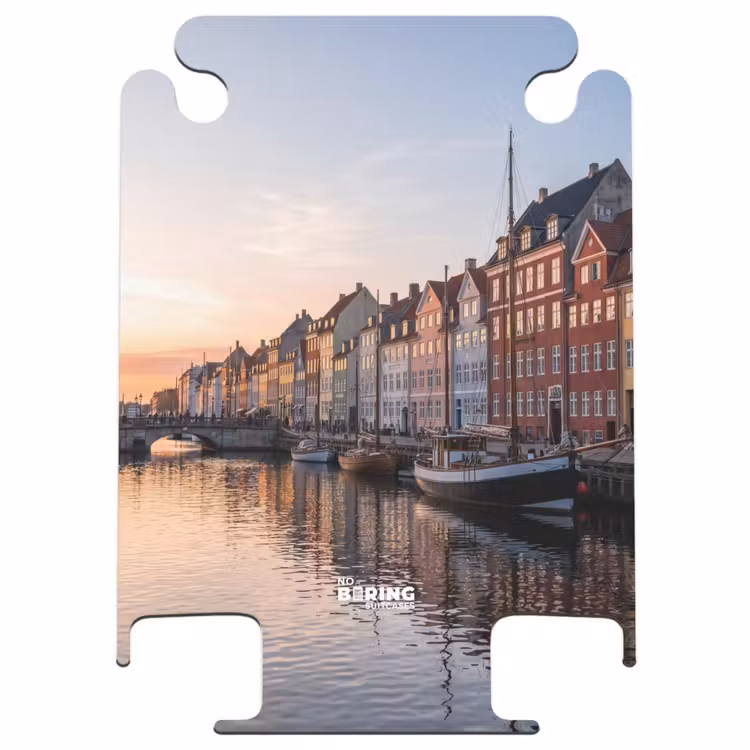 CaseSwap™ - Ville - Canal - Coucher de soleil - Classique - Coloré — 1