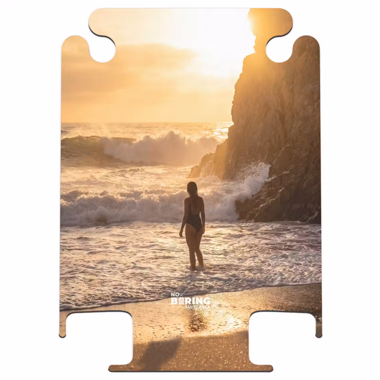 CaseSwap - Personnes - Océan - Coucher de soleil - Côte - Or — 1