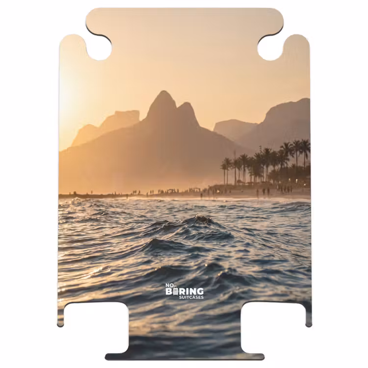 CaseSwap™ - Mer - Vagues - Coucher de soleil - Côte - Or — 1