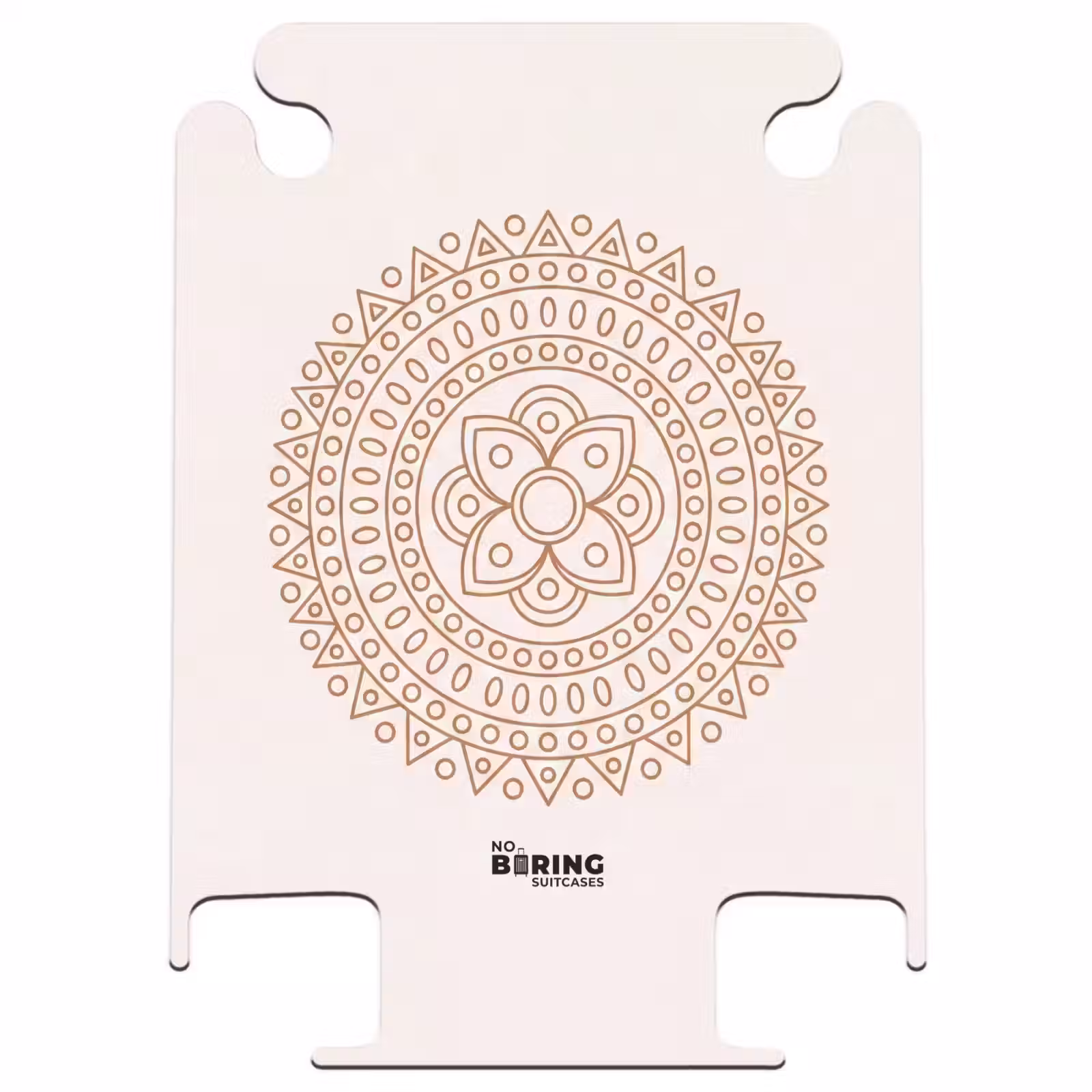 CaseSwap™ - Mandala - Géométrique - Abstrait - Oriental - Marron — 1