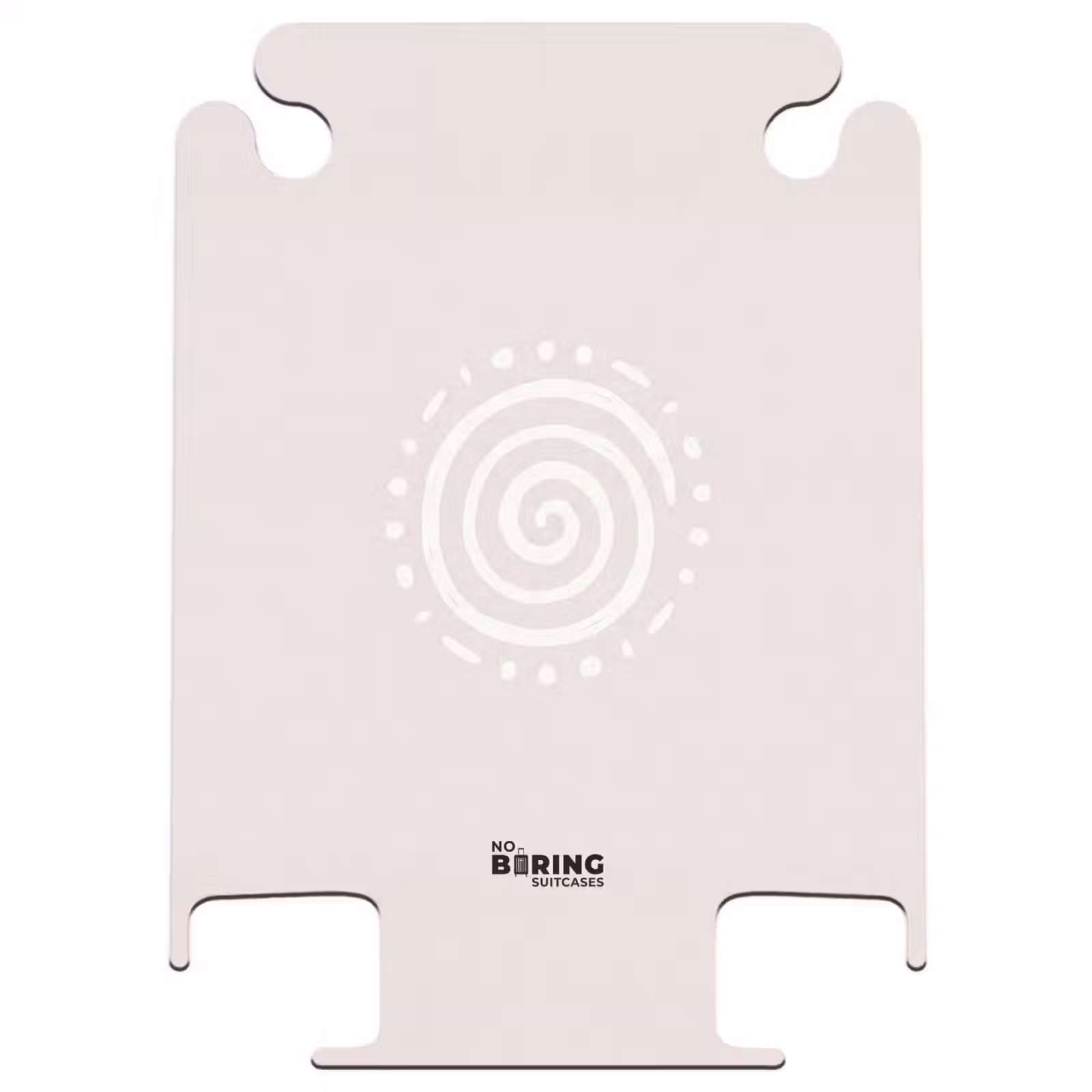 CaseSwap™ - Symbole - Spirale - Abstrait - Minimaliste - Beige — 1