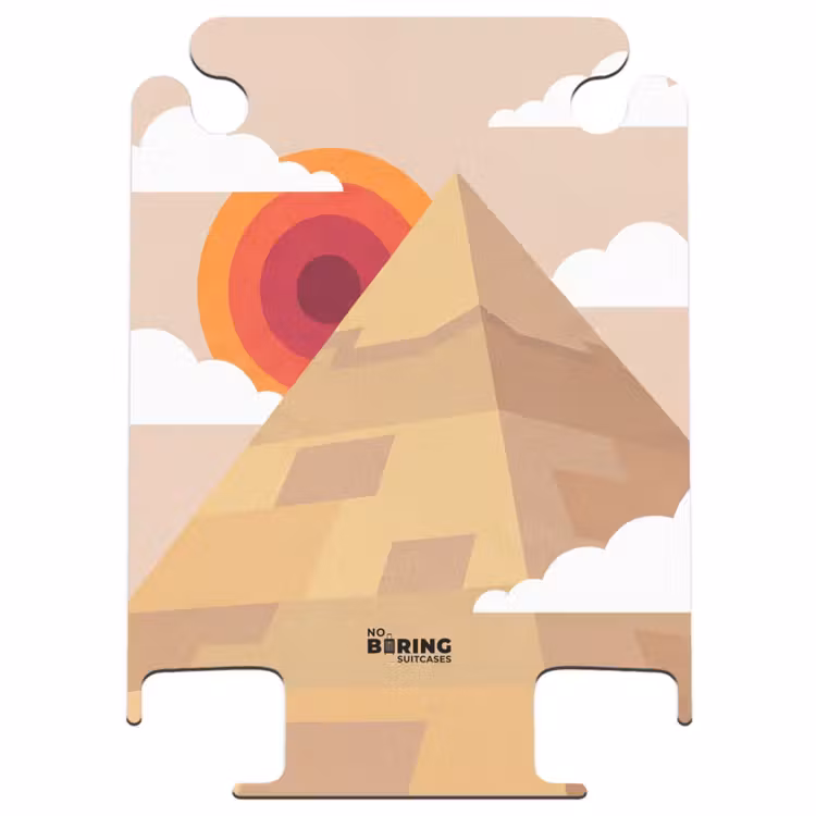 CaseSwap™ - Pyramide - Soleil - Désert - Moderne - Orange — 1