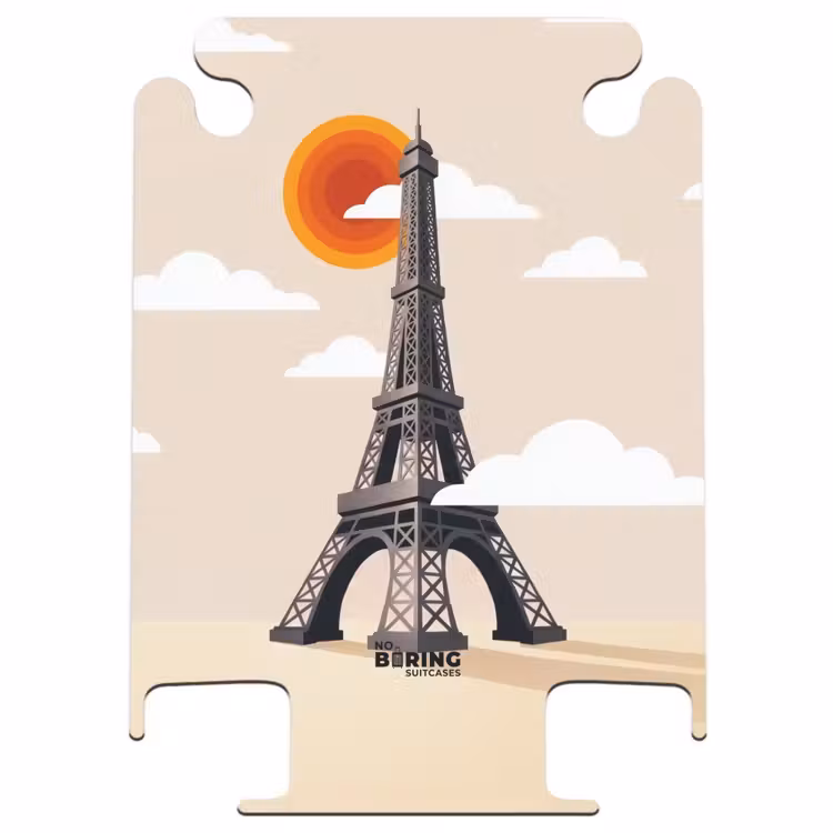 CaseSwap™ - Tour Eiffel - Soleil - Architecture - Abstrait - Beige — 1