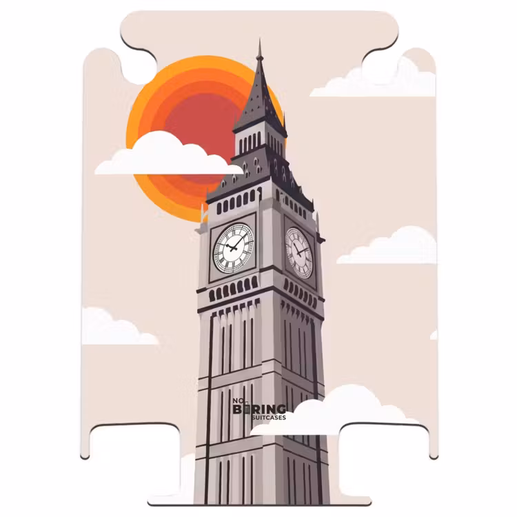 CaseSwap™ - Tour - Horloge - Londres - Architecture - Rétro — 1
