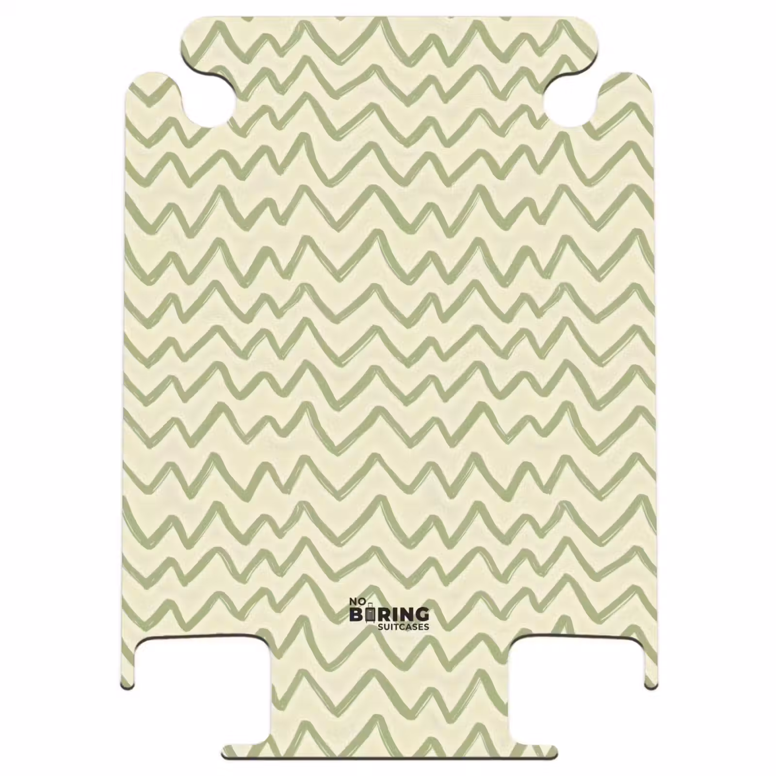 CaseSwap™ - Vert saule - Zigzag - Dessiné à la main - Motif — 1