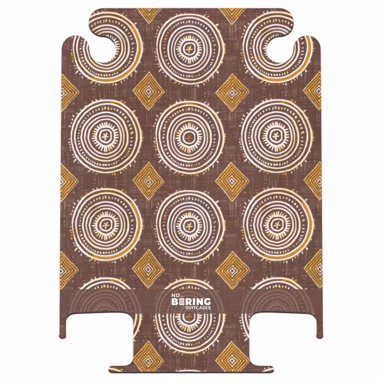 CaseSwap - Marron chocolat - Ethnique - Tribal - Cercles - Motif — 1