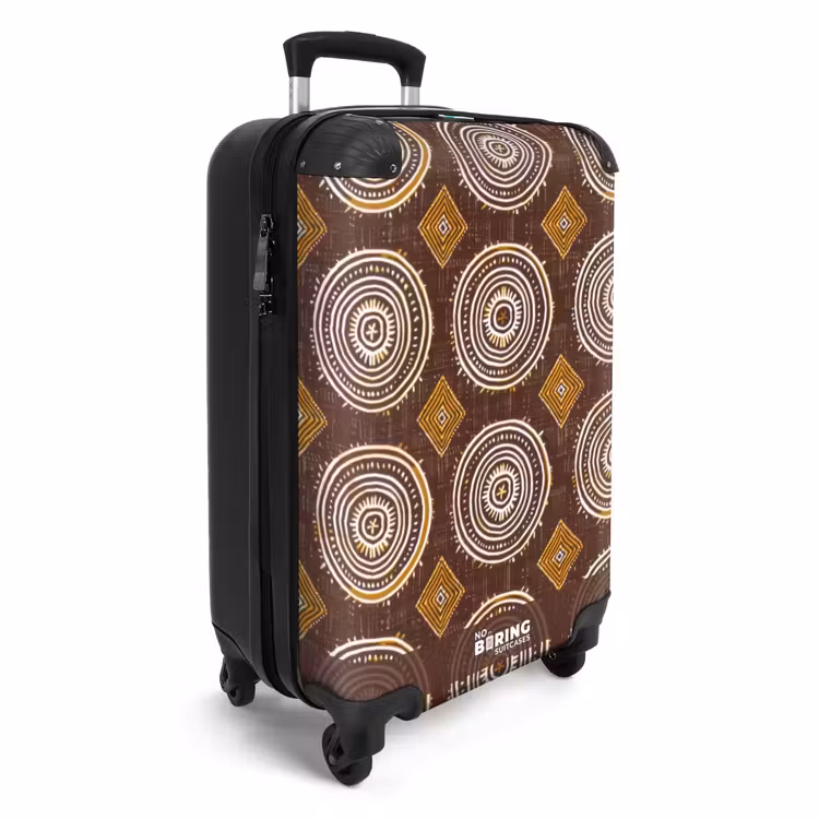 CaseSwap - Marron chocolat - Ethnique - Tribal - Cercles - Motif — 2