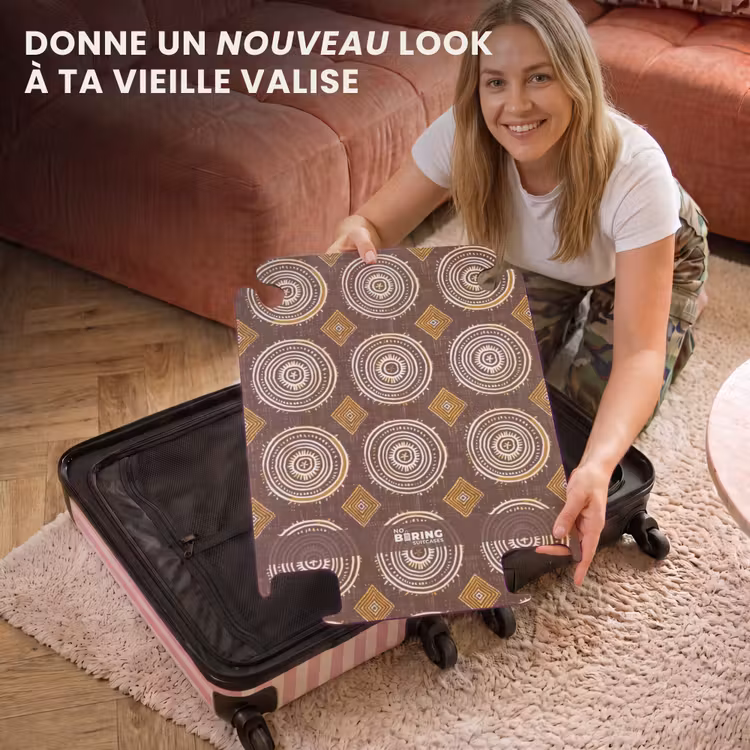 CaseSwap - Marron chocolat - Ethnique - Tribal - Cercles - Motif — 3