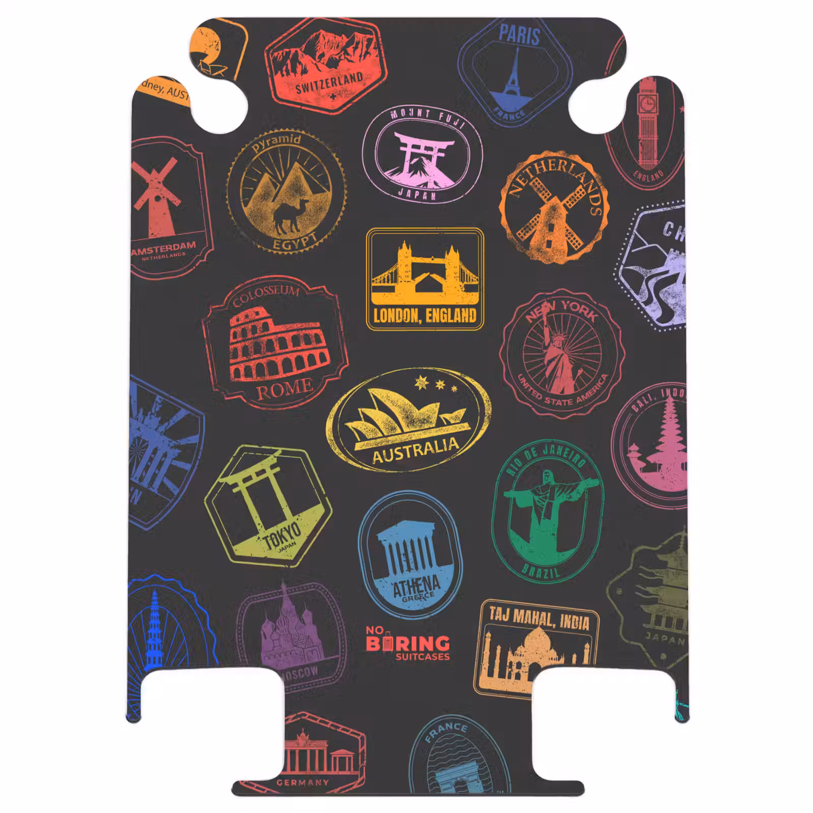 CaseSwap - Monuments du monde - Colorés - Timbres — 1