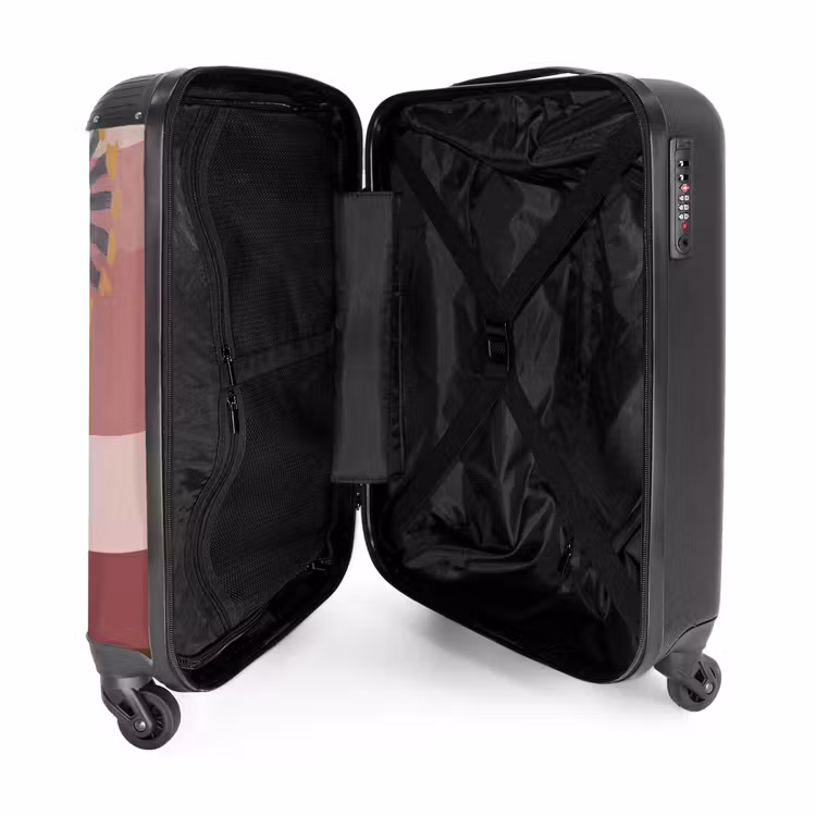Valise - Illustration - Fleurs - Plaines - Abstrait — 5