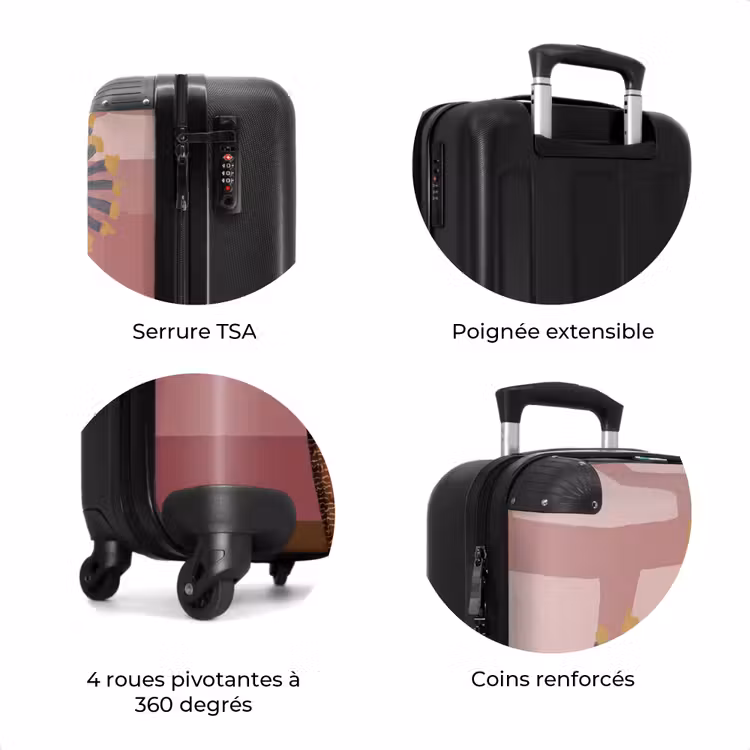 Valise - Illustration - Fleurs - Plaines - Abstrait — 8